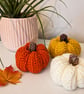 Handmade Crochet Pumpkins – Autumn Decoration – Set of 3
