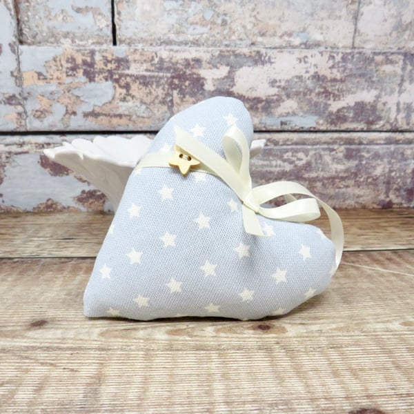 Blue star scented heart