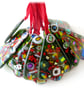 Christmas Tree Fused Glass Hanging Decoration 9cm Dichroic  - Image 9