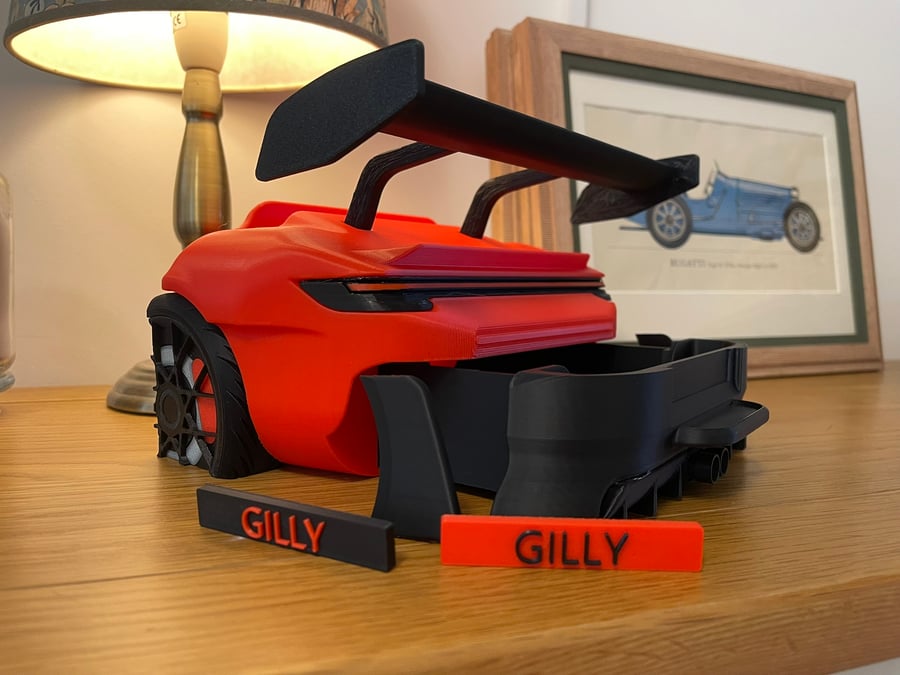 Fully Customisable 3D Printed Porsche GT3 RS With Drawer