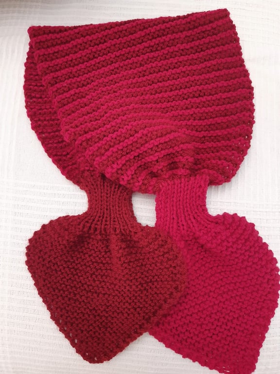 Lipstick Ombré Ascot Scarf