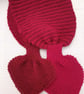 Lipstick Ombré Ascot Scarf