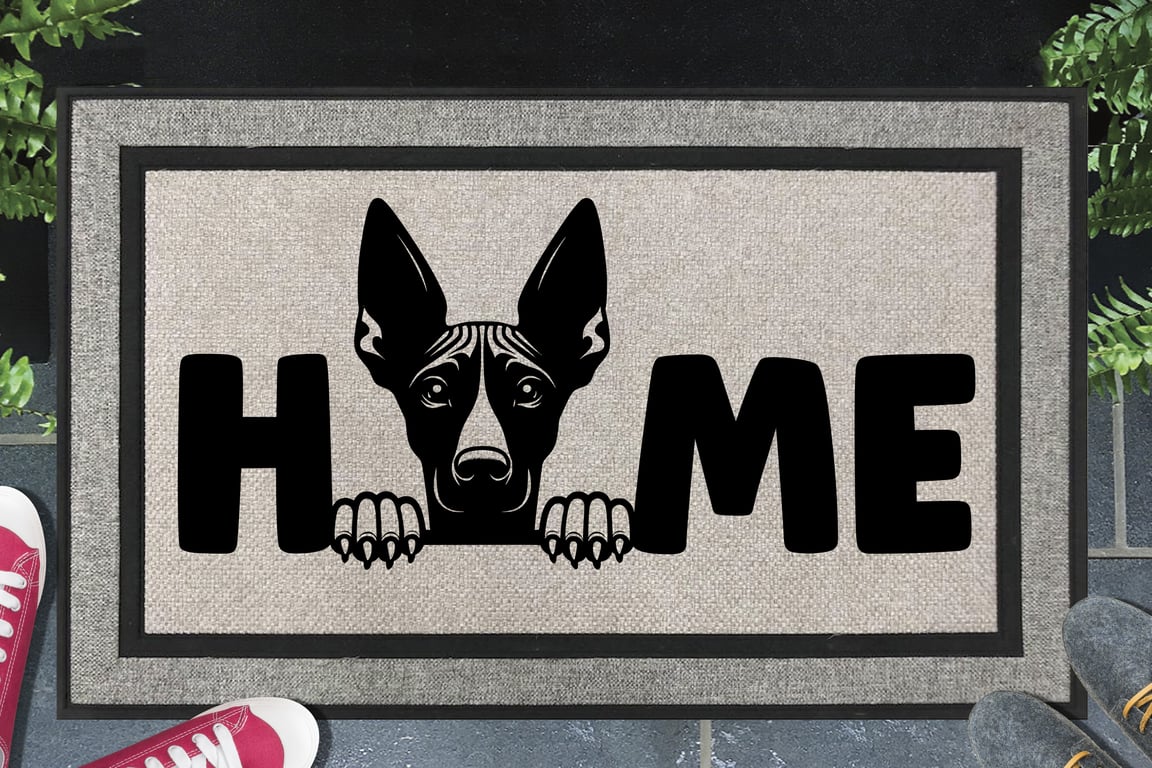 Pharaoh Hound Home Door Mat - All Weather Doormat - 45x70cm 