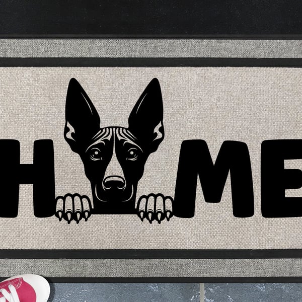 Pharaoh Hound Home Door Mat - All Weather Doormat - 45x70cm 