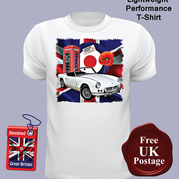 MK2 Triumph Spitfire T Shirt, Mens T Shirt, Choose Your Size