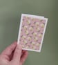 Pear mini note cards - pack of 4 blank greetings cards, A7  - Image 5