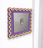 Handmade Scalloped Light Switch Surround – Decorative Stick-On Cover–33 Colours - Image 2