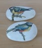 Decoupaged 'Bird' Pebbles