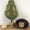 Leaf green  cotton reel tree - woven delights 6 