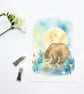 A Bear Called Bertie - Illustrated Art Print by Lizzie Martell - Image 2