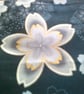 Small Jute Bag with Grey Flowers Pocket - Image 2