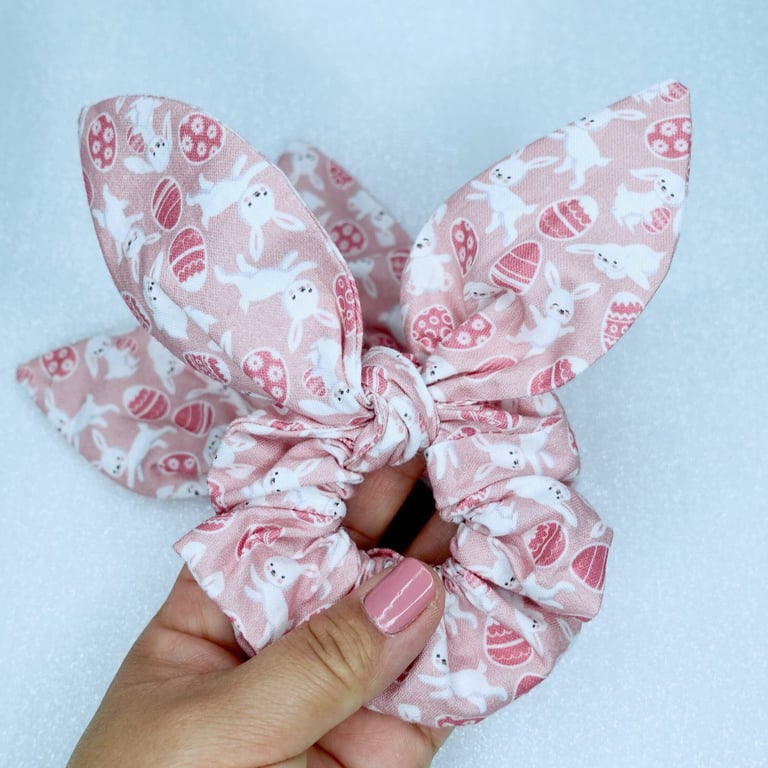 Easter Scrunchies, Easter Egg Scrunchies, Bunny Scrunchies, Bunny Ear Scrunchies