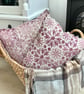 Hand Printed Linen Lampshade in Raspberry Pink - Image 7