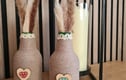 Yarn wrapped bottles