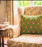 Knitting Pattern - Fox Cushion using double knitting wool.  Digital Pattern - Image 1