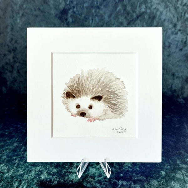 Hedgehog - Original Watercolour Painting
