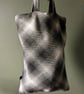 Repurposed Material Lined Tote Bag - Image 5