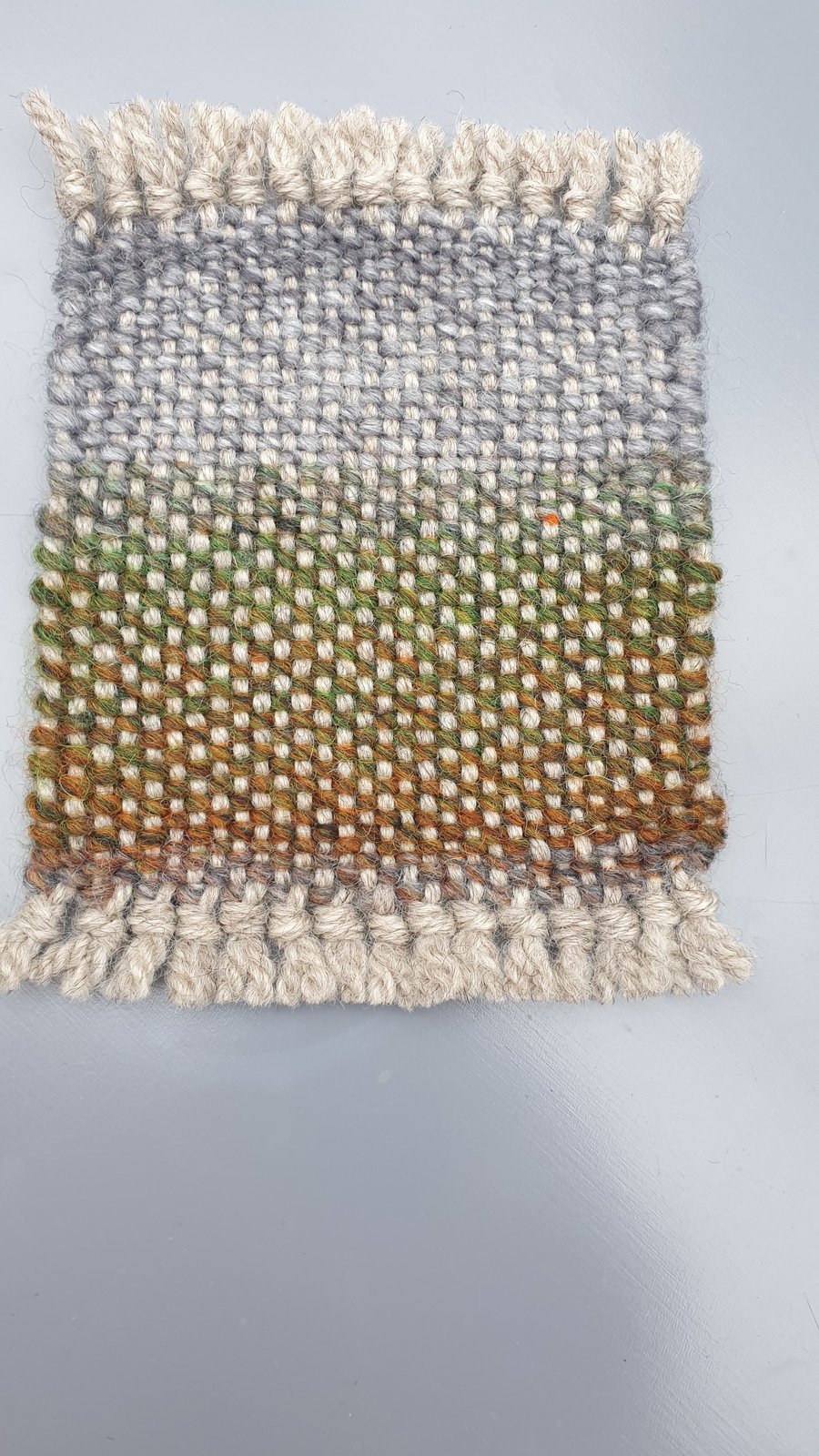 'Horizon'   - hand woven coaster