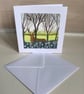Red deer stag card hand painted - Image 3