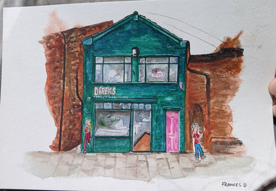 DEREKS Lark Lane watercolour print
