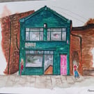 DEREKS Lark Lane watercolour print