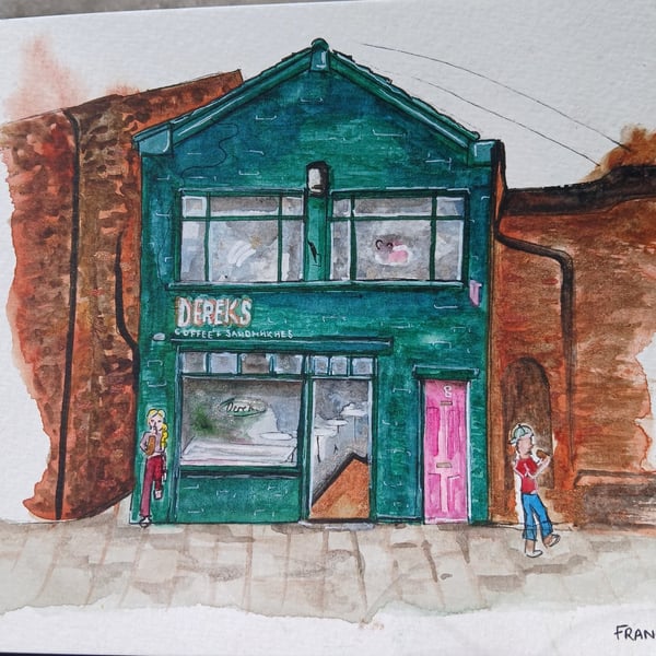 DEREKS Lark Lane watercolour print