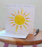 You are my Sunshine Card - Image 4