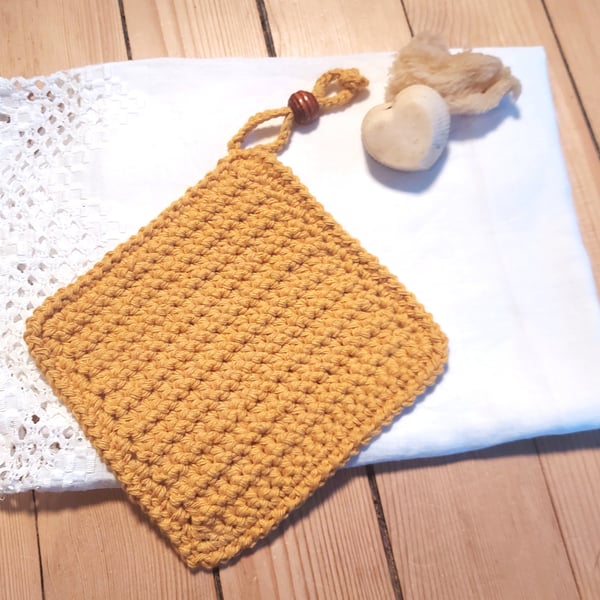 Handmade Face Cloth, reusable, 100% recycled cotton