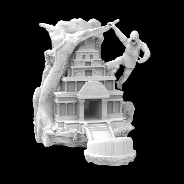 Possibly Cool Dice Towers - King Ape - DnD Pathfinder Tabletop RPG