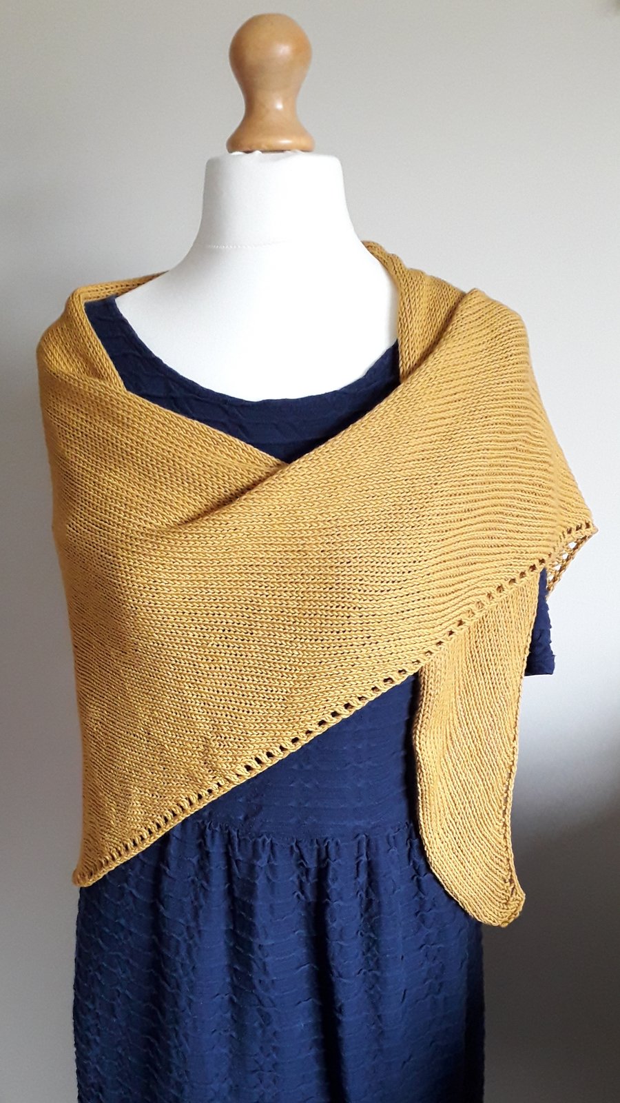 Cotton Shawl, Mustard Wrap, Stole, Cover Up