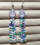 Long cascade sea themed earrings  - Image 4