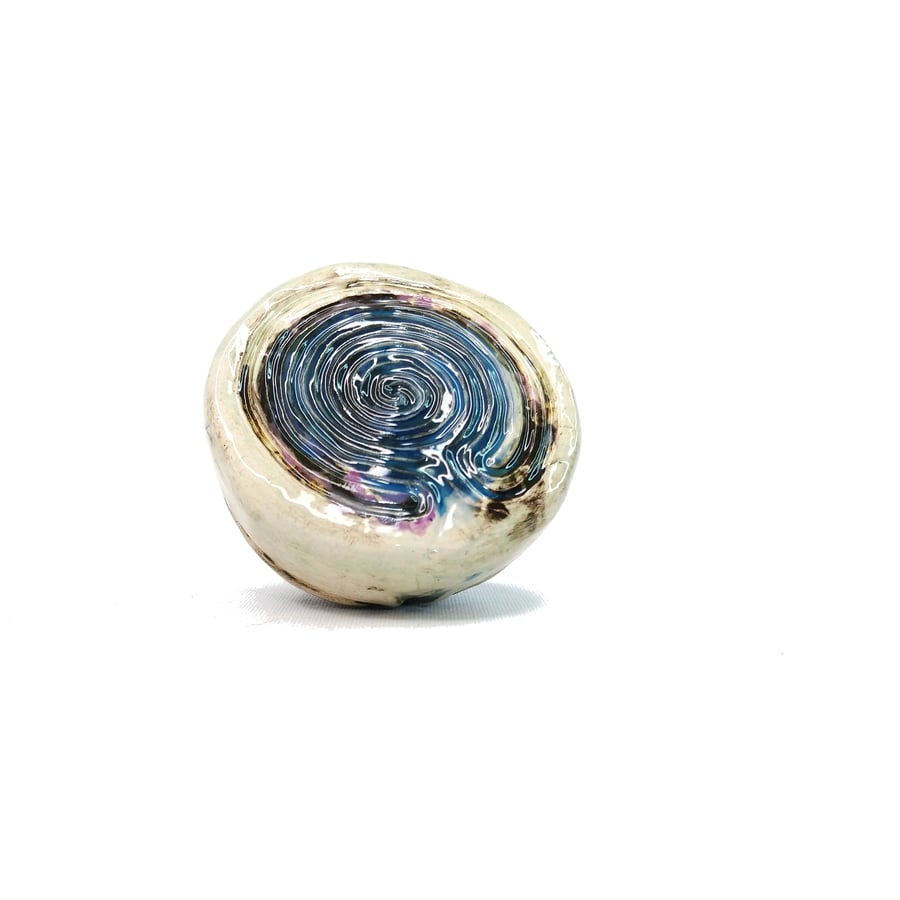 handheld finger labyrinth double-sided ergonomic fidget White Lake purple 