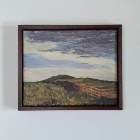 Edge of the Moor, Original framed Dartmoor landscape painting