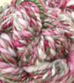 50g Linen & Old Rose Art Batt for Spinning & Felting - Image 6