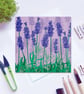 Summer Floral Card Collection - pack of four Flower cards - Image 5