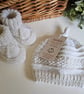 Designer Luxury Merino Wool Baby Hat & Booties Set 0-3 months size - Image 4
