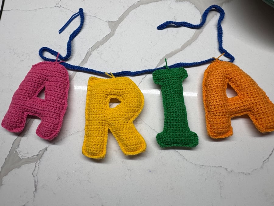 Name bunting Name chain