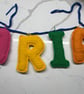 Name bunting Name chain