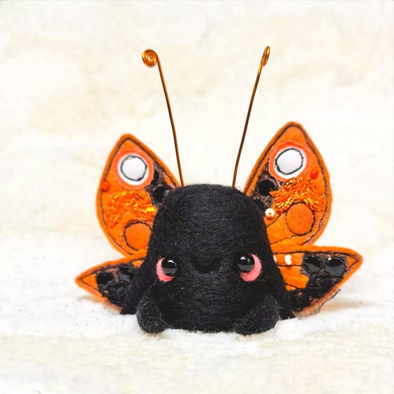 Butterfly Friend Needlefelted Art Doll