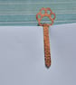 Pawprint Textured Copper Paperclip Bookmark Artisan  - Image 4