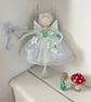 Beautiful handmade flower fairy, children's room decor, gift young girl, - Image 1