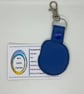 Embroidered initial Keyring C - Image 2