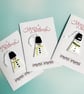 Christmas Card with Snowman Decoration - Image 4