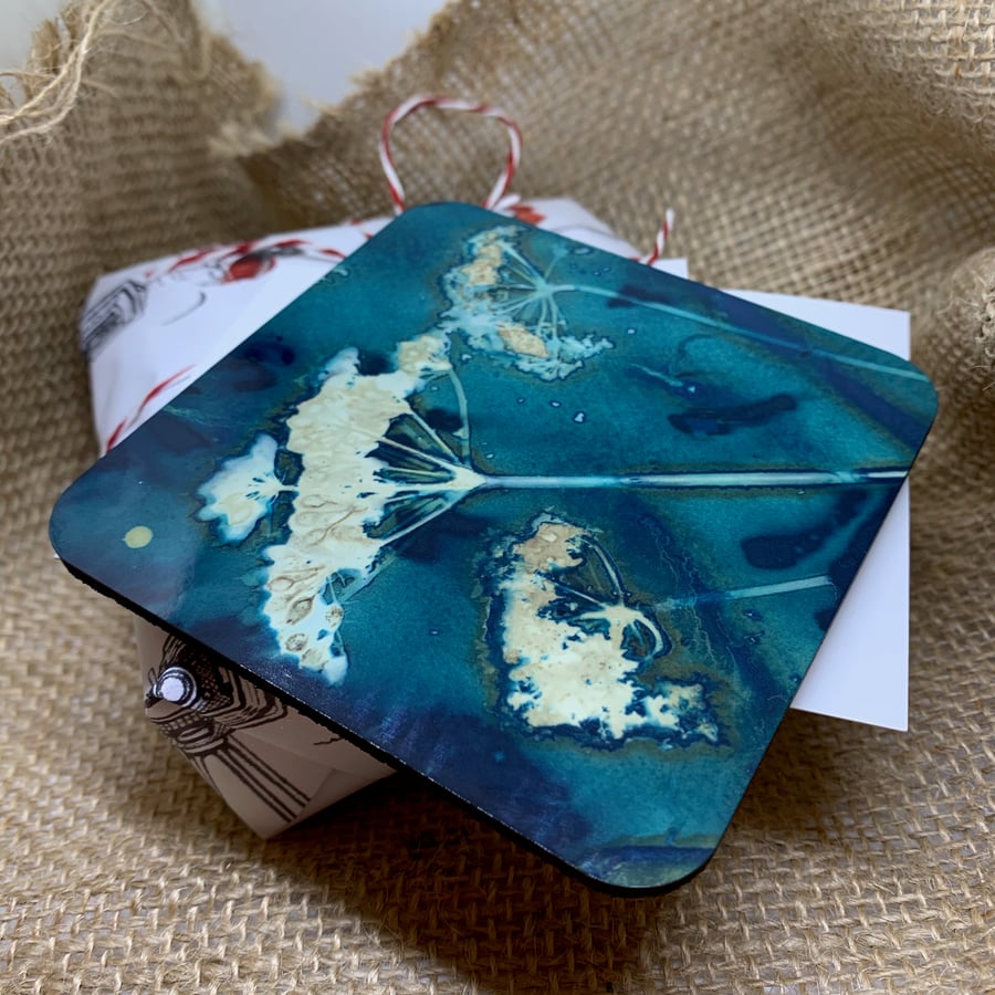 Cyanotype Coaster