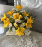 Lovely artificial flower in an envelope style holder or unique handbag design - Image 3
