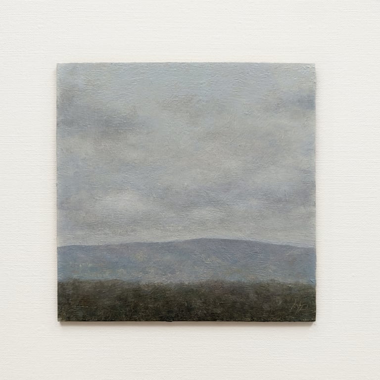 Landscape Original Oil Painting - Handpainted Small Wall Art - Scenery Artwork 