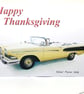 Edsel Pacer 1958 - Birthday, Anniversary, Thanksgiving or Plain Greeting Card - Image 2