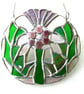 Scottish Thistle Stained Glass Suncatcher Flower of Scotland 011 - Image 4