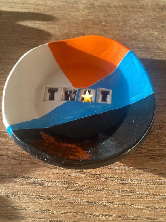 Tw!t Handmade ceramic trinket dish 