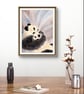 Pandas Art Print, Nursery Animal Decor for Wildlife Fans, Baby Shower Gift - Image 3